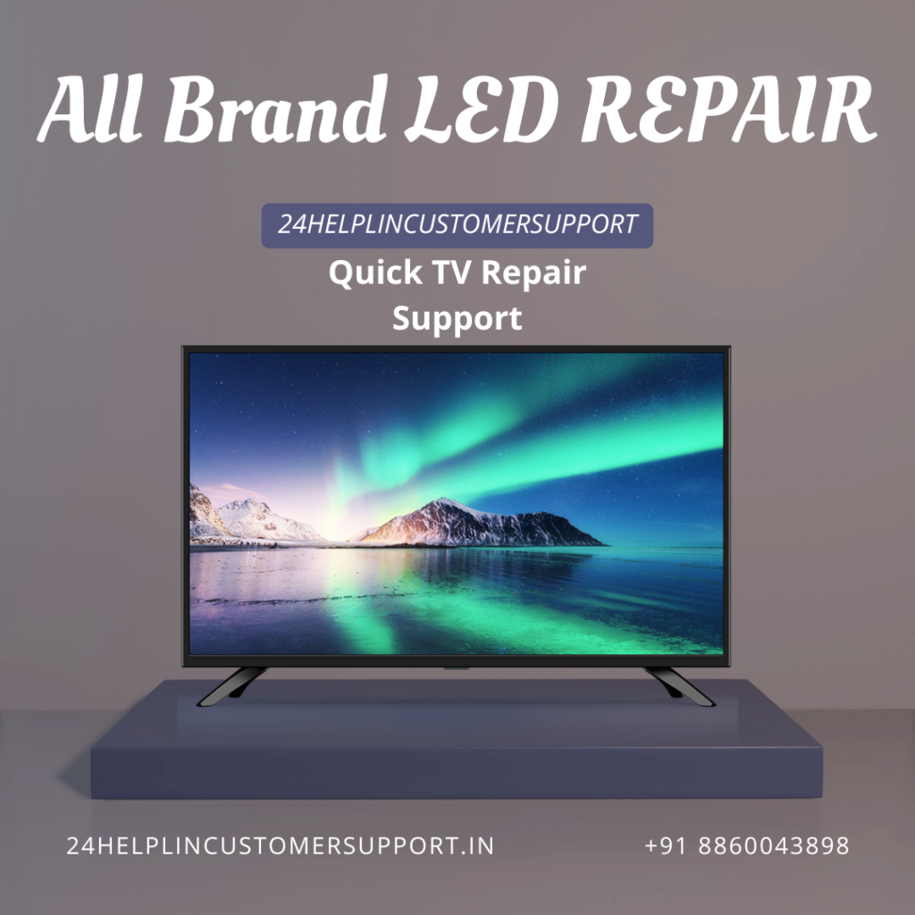 Searching for Quick TV Repair Support? 24helplincustomersupport offers fast diagnostics and professional repairs for LED, OLED, and 4K TVs. Don't replace it—fix it today!